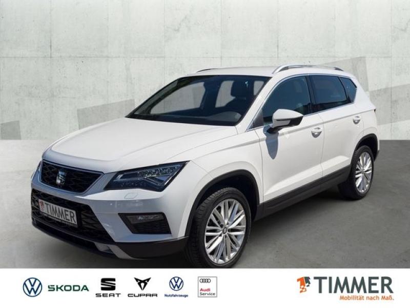 SEAT  Ateca 2.0 TDI Xcellence Navi AHK ACC SHZ Kamera, "Bila" weiß