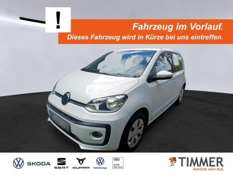 VW  up! 1.0 MOVE +4TÜR +RKAM +KLIMA +SHZ +DAB+ +, Pure White