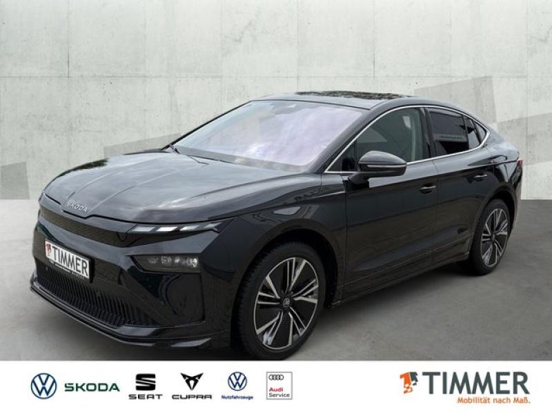 SKODA  Enyaq Coupé 85 LOFT +WÄPU +AHK +PANO +MATRIX +AC, Black Magic Perleffekt