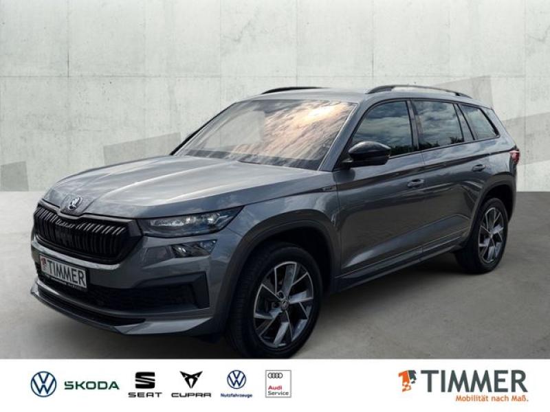 SKODA  Kodiaq 2.0 TDI DSG 4x4 SPORTLINE +AHK +MATRIX +A, Graphite Grau Metallic
