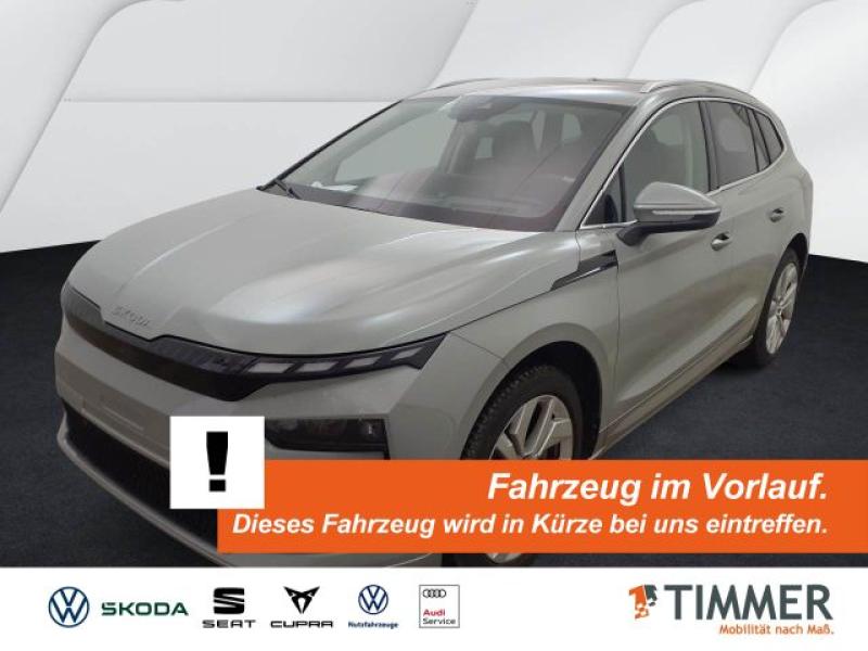 SKODA  Enyaq 80 LOFT +WÄPU +AHK +CANTON +360° +MATRIX +, Stahl Grau