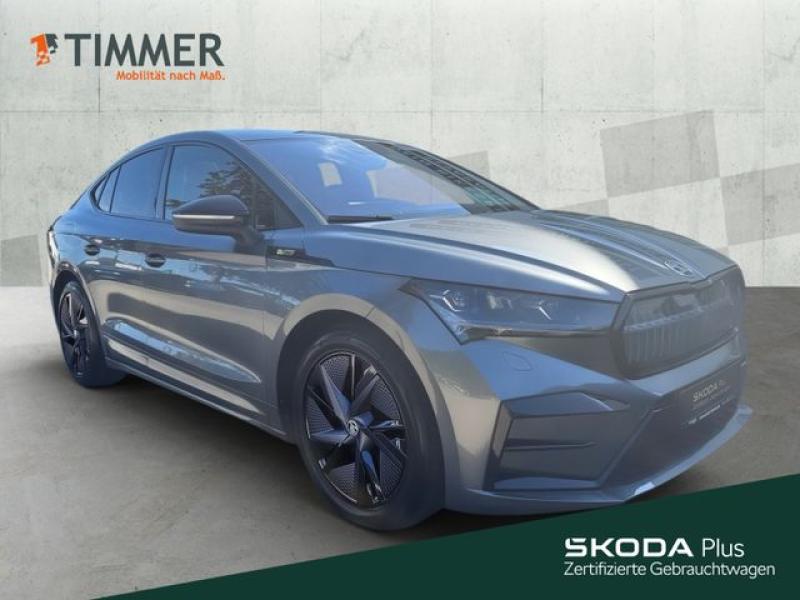 SKODA  Enyaq Coupé iV 80x RS +WÄPU +PANO +CANTON +MATRI, Graphite Grau Metallic