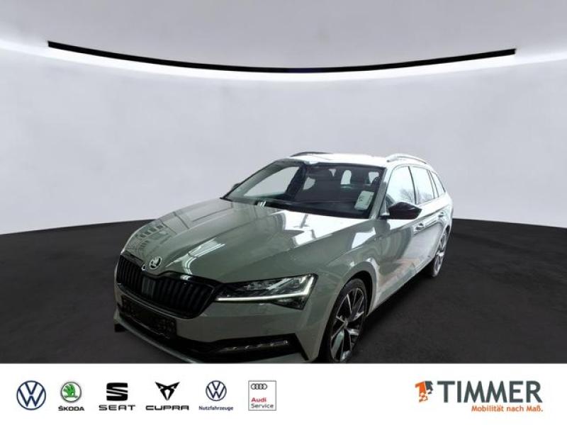 SKODA  Superb Combi 2.0 TDI DSG 4x4 SPORTLINE +AHK +CAN, Stahl Grau