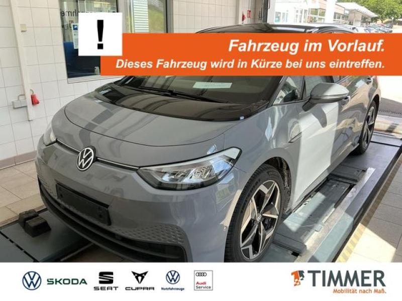 VW  ID.3 PRO 62 kWh +AHK +LED +CARPLAY +RKAM +NAVI +, Mondsteingrau