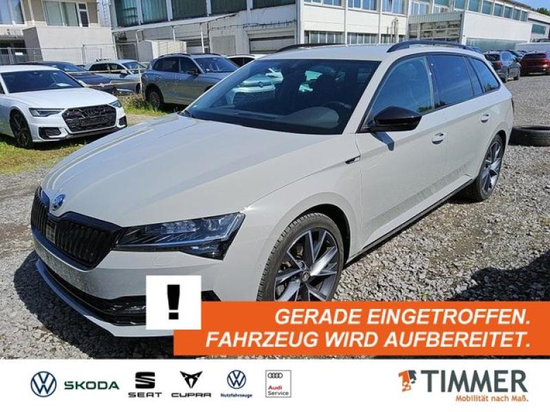SKODA  Superb Combi 2.0 TDI DSG SPORTLINE +AHK +MATRIX, Stahl Grau