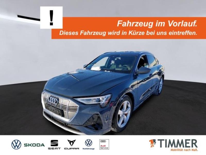 AUDI  e-tron Sportback 50 QUATTRO 68 kWh S-LINE +AHK +, Plasmablau Metallic