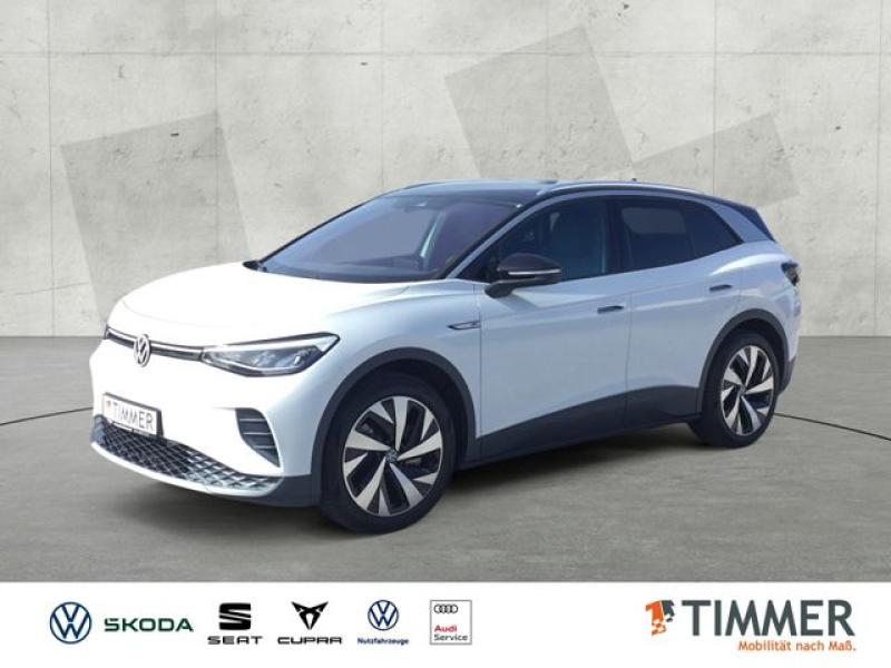 VW  ID.4 PRO PERF. 82 kWh +WÄPU +AHK +LED +ACC +CARP, Gletscherweiß Metallic
