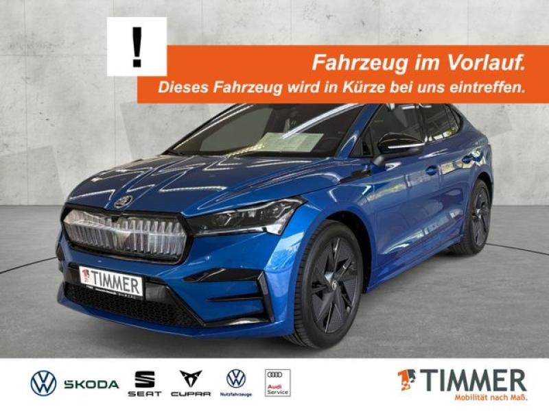 SKODA  Enyaq Coupé RS 299PS 4x4 80x +WÄPU+HUD+CANTON+PA, Race Blau Metallic