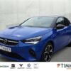 OPEL  Corsa F 1.2 Turbo Elegance +AUTOMATIK +NAVI +KAM, blau / Dach schwarz
