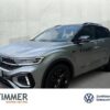 VW  T-Roc R-Line 2.0 TDI DSG *AHK*DIGITAL-COCK*KAMER, Pyritsilber Metallic Schwarz