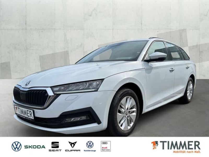 SKODA  Octavia Combi 2.0 TDI DSG +AHK +LED +NAVI +SHZ +, Moon Weiß Perleffekt