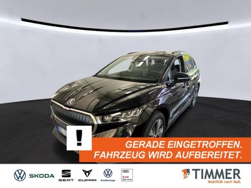 SKODA  Enyaq iV 60 LOFT +AHK +LED +ACC +RKAM +NAVI +SHZ, Black Magic Perleffekt