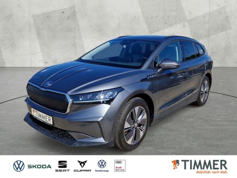 SKODA  Enyaq iV 60 62 kWh LODGE +LED +ACC +CARPLAY +RKA, Graphite Grau Metallic