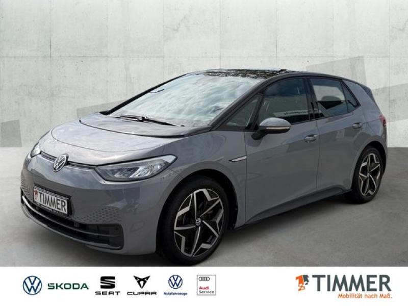VW  ID.3 Pure Perf. 62kWh +LED +LM +SHZ +NAVI, Mondsteingrau Schwarz