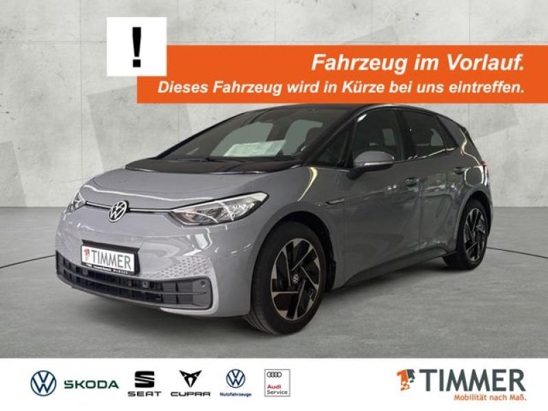 VW  ID.3 PRO 62 kWh +LED +CARPLAY +NAVI +SHZ +18" +D, Mondsteingrau Schwarz