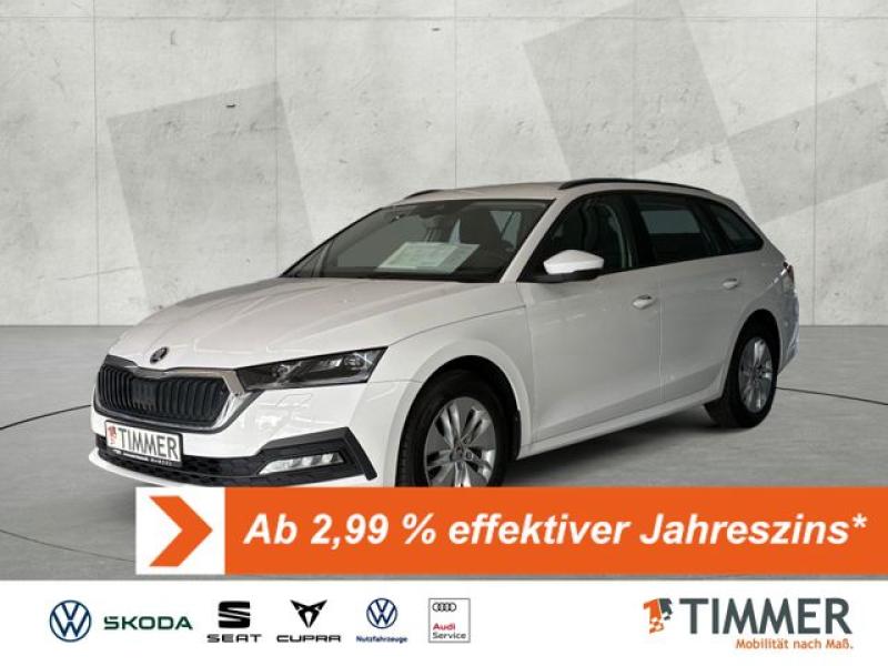 SKODA  Octavia Combi 2.0 TDI DSG +MATRIX +NAVI +SHZ +AL, Candy Weiß