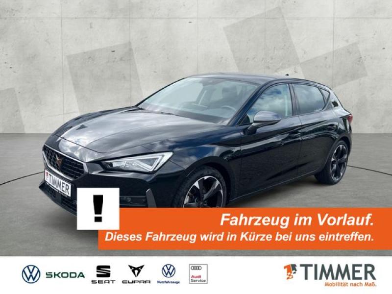 CUPRA  Leon 1.5 eTSI DSG +LED +RKAM +NAVI +SHZ +18" +CA, Midnight Schwarz Metallic