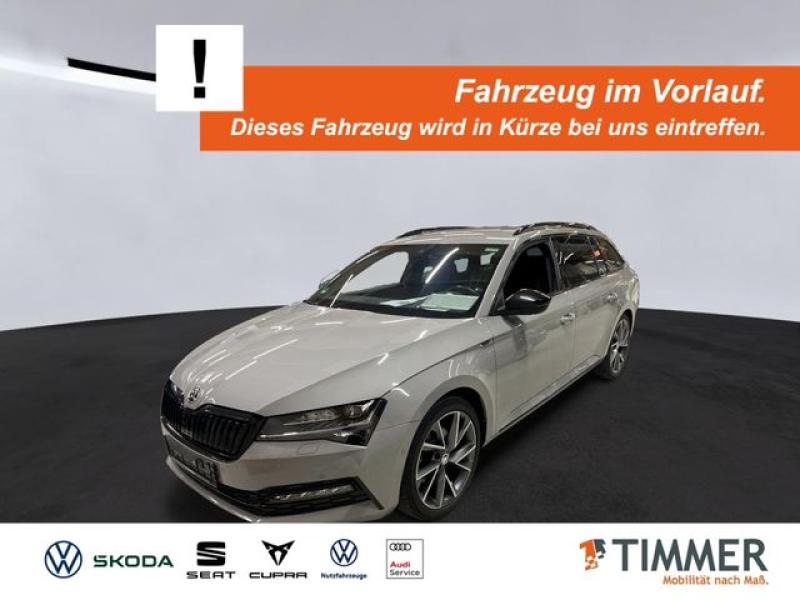 SKODA  Superb Combi 2.0 TDI DSG SPORTLINE +AHK +MATRIX, Stahl Grau