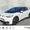 VW  ID.3 PURE PERF. 55 kWh +LED +RKAM +LM +SHZ +, Gletscherweiß Metallic Schwarz