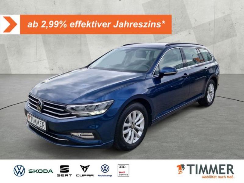 VW  Passat Variant 2.0 TDI DSG BUSINESS +AHK +LED +A, Aquamarinblau Metallic