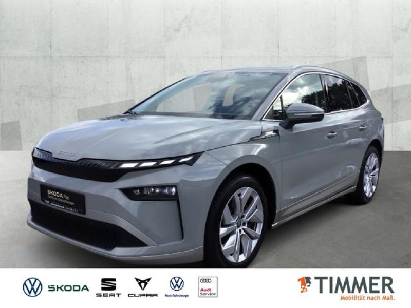 SKODA  Enyaq 80 LOFT +WÄPU +AHK +CANTON +360° +MATRIX +, Stahl Grau