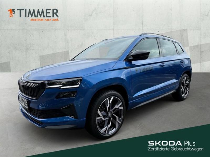 SKODA  Karoq 2.0 TDI DSG Sportline *AHK*PANO*, Race-Blau Metallic