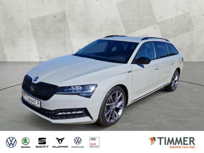 SKODA  Superb Combi 2.0 TDI DSG 4x4 SPORTLINE +AHK +CAN, Stahl Grau