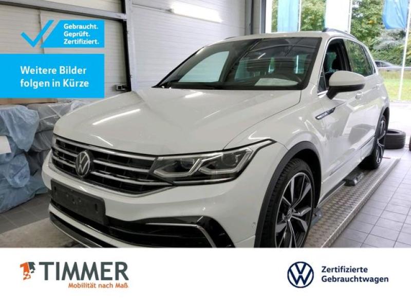 VW  Tiguan 2.0 TDI DSG R-LINE +AHK +360° +PANO +STHZ, Pure White