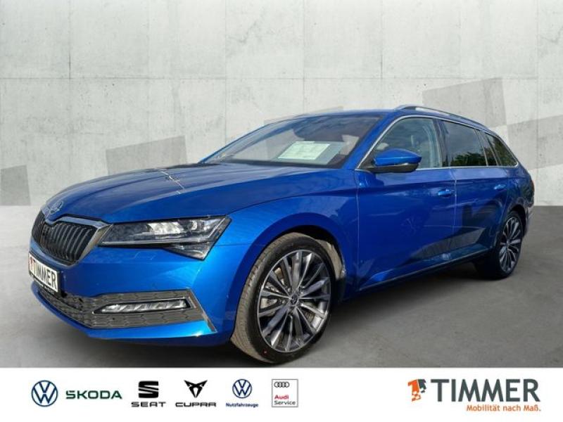 SKODA  Superb Combi 2.0 TDI DSG L&K +AHK +CANTON +MATRI, Race Blau Metallic