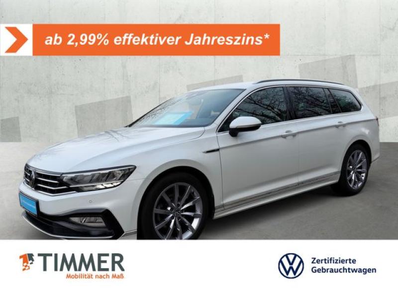 VW  Passat Variant 2.0 TDI DSG R-LINE +AHK +H&K +RKA, Gletscherweiß Metallic