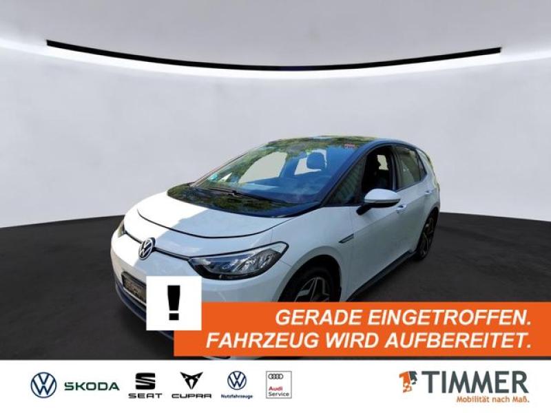 VW  ID.3 PURE PERF. 55 kWh +WÄPU +LED +ACC +NAVI +19, Gletscherweiß Metallic