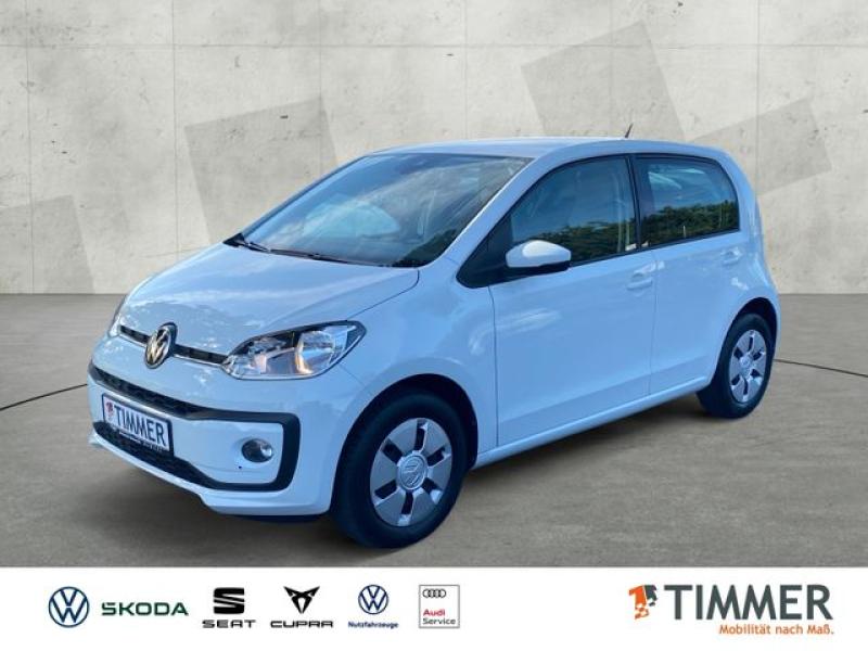VW  up! 1.0 MOVE +4TÜR +RKAM +KLIMA +SHZ +DAB+ +, Pure White