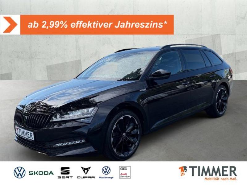 SKODA  Superb Combi 2.0 TDI DSG SPORTLINE +AHK +STHZG +, Black Magic Perleffekt