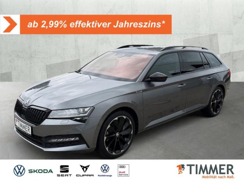 SKODA  Superb Combi 2.0 TDI DSG SPORTLINE +AHK +MATRIX, Graphite Grau Metallic