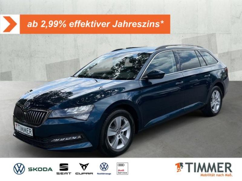 SKODA  Superb Combi 2.0 TDI DSG +AHK +LED +ACC +STHZ +V, Lava Blau Metallic