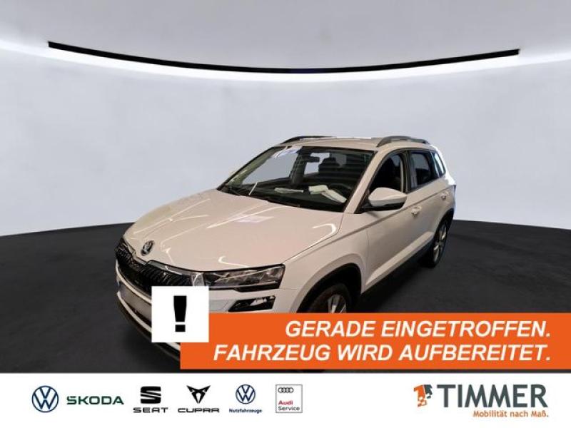 SKODA  Karoq 1.5 TSI DSG STYLE +AHK +LED +RKAM +VIRTUAL, Moon Weiß Perleffekt