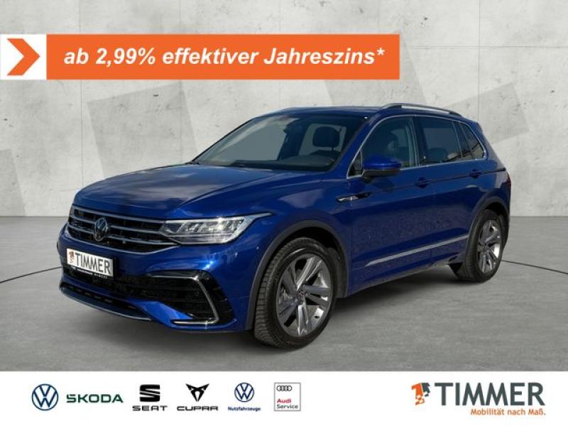 VW  Tiguan 2.0 TDI DSG R-LINE +AHK +H&K +PANO +LED +, Lapiz Blue Metallic