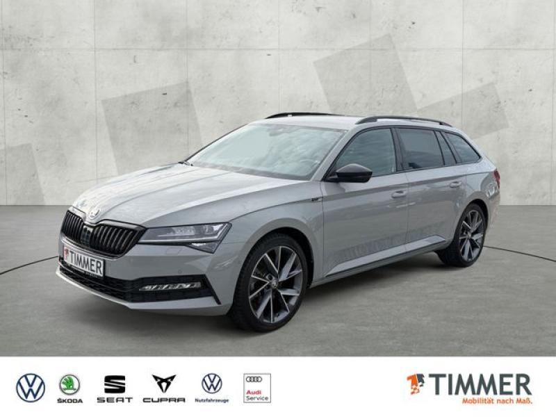 SKODA  Superb Combi 2.0 TDI DSG SPORTLINE +AHK +MATRIX, Stahl Grau