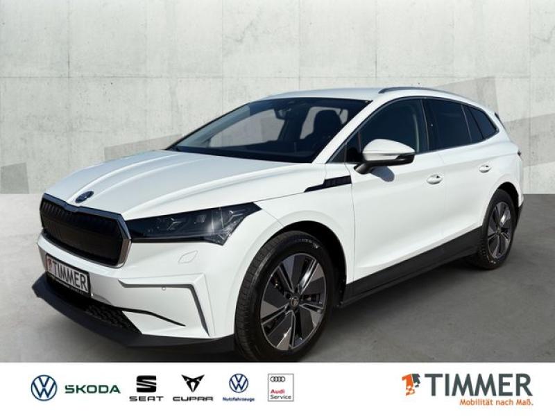 SKODA  Enyaq iV 80x LOFT +AHK +MATRIX +ACC +CARPLAY +RK, Moon Weiß Perleffekt