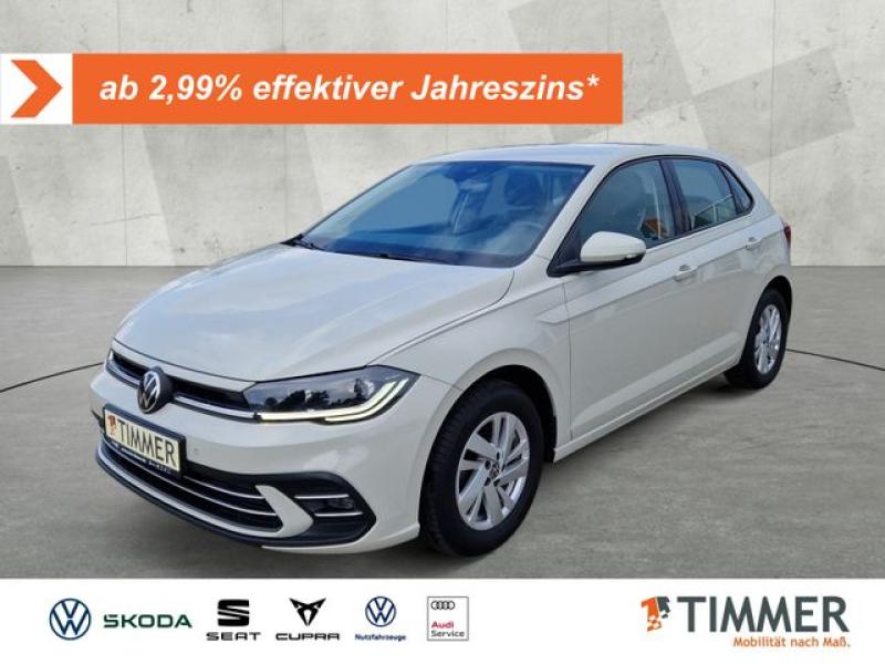 VW  Polo 1.0 TSI STYLE +IQ.LIGHT +ACC +VIRTUAL +NAVI, Ascotgrau