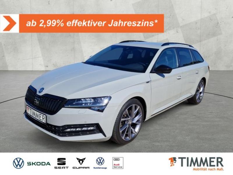 SKODA  Superb Combi 2.0 TDI DSG 4x4 SPORTLINE +AHK +CAN, Stahl Grau