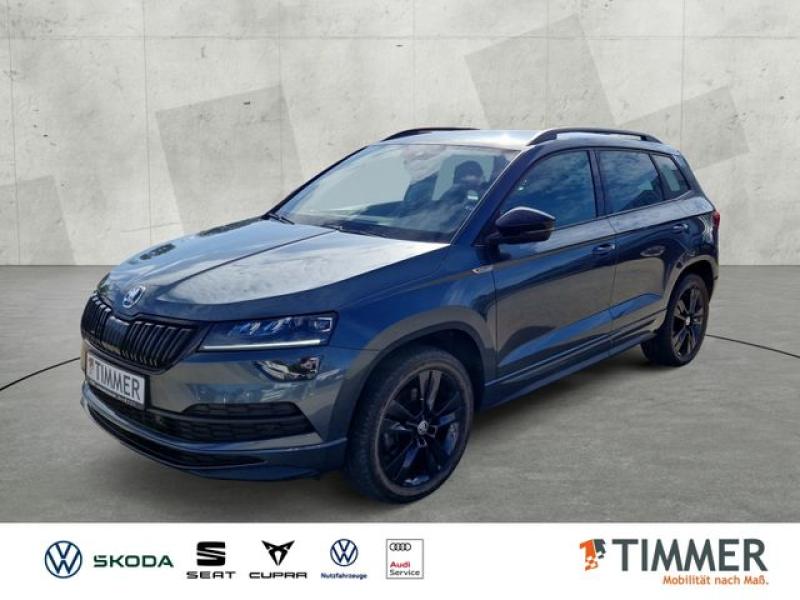 SKODA  Karoq 2.0 TSI DSG 4x4 Sportline AHK*NAV*ACC*RFK*, graumetallic