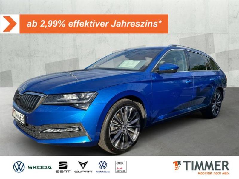 SKODA  Superb Combi 2.0 TDI DSG L&K +AHK +CANTON +MATRI, Race Blau Metallic