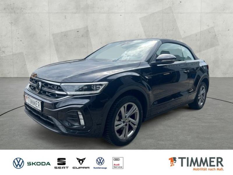 VW  T-Roc Cabriolet 1.5 TSI DSG R-LINE +AHK +LED +AC, Deep Black Perleffekt