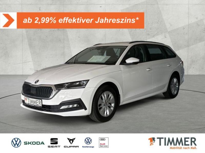 SKODA  Octavia Combi 2.0 TDI DSG +MATRIX +NAVI +SHZ +AL, Candy Weiß