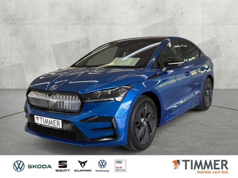 SKODA  Enyaq Coupé RS 299PS 4x4 80x +WÄPU+HUD+CANTON+PA, Race Blau Metallic