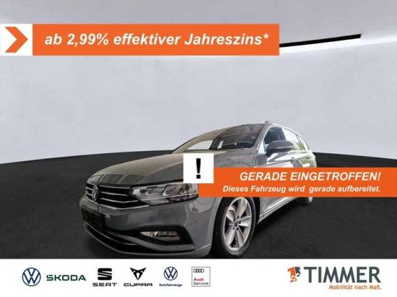 VW  Passat Variant 2.0 TDI DSG BUSINESS +AHK +360° +, Mondsteingrau