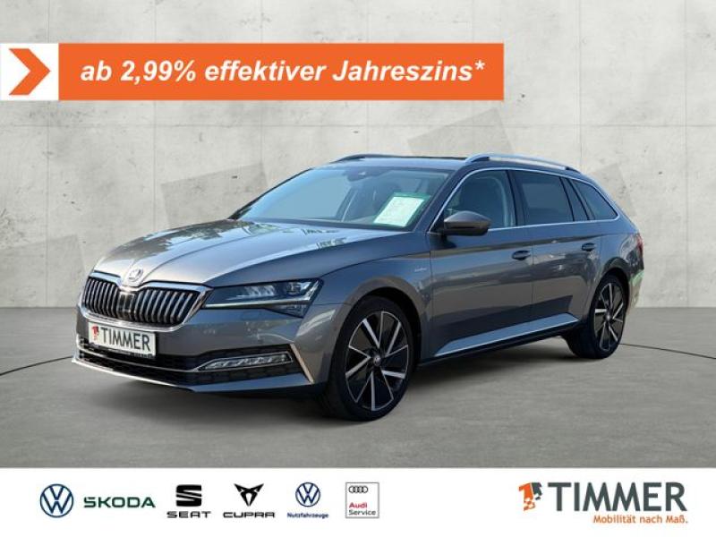 SKODA  Superb Combi 2.0 TDI DSG L&K +AHK +360° +CANTON, Graphite Grau Metallic