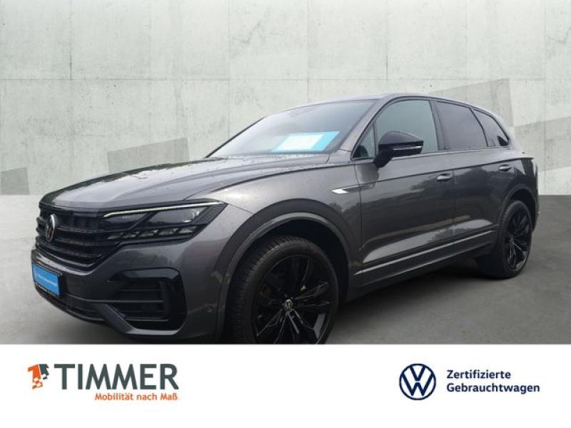 VW  Touareg 3.0 TDI V6 4M R-LINE BLACK +AHK +360° +L, Siliziumgrau Metallic