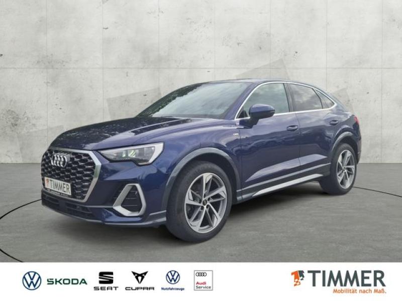 AUDI  Q3 Sportback 35 TFSI S tronic S LINE +AHK +SONOS, Navarrablau Metallic